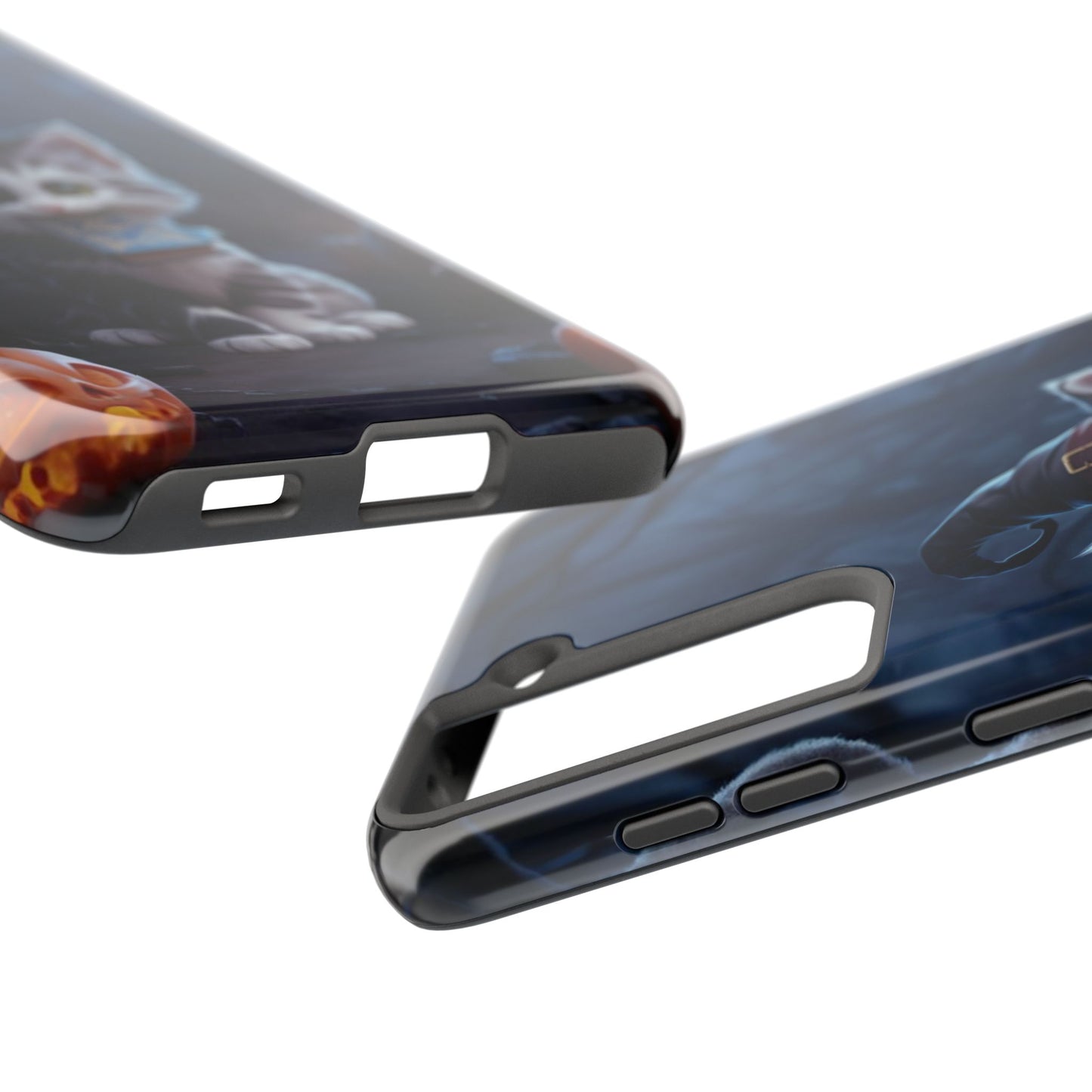 Chrono Catnap Wireless Charging Support Tough Case
