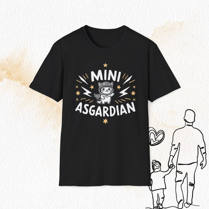 Mini Asgardian Cotton Crew Neck Men Tshirt