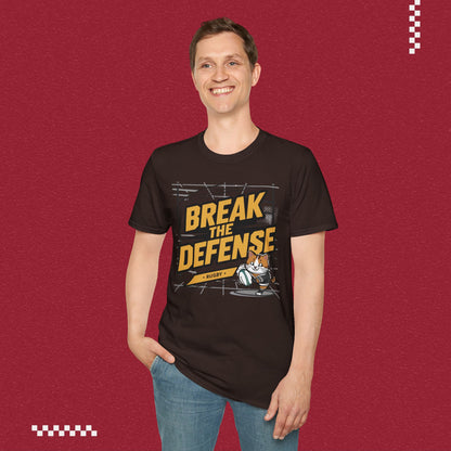 Break The Defence Crew Neck Cotton Men Tshirt