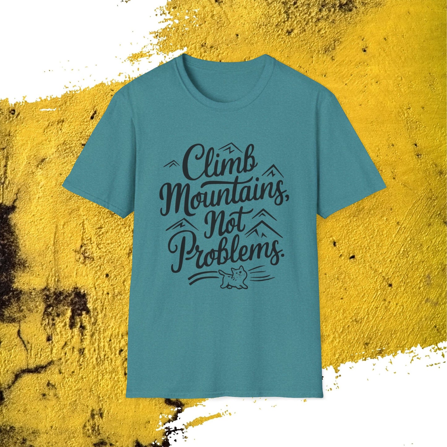 Climb Mountain Cotton T-Shirt