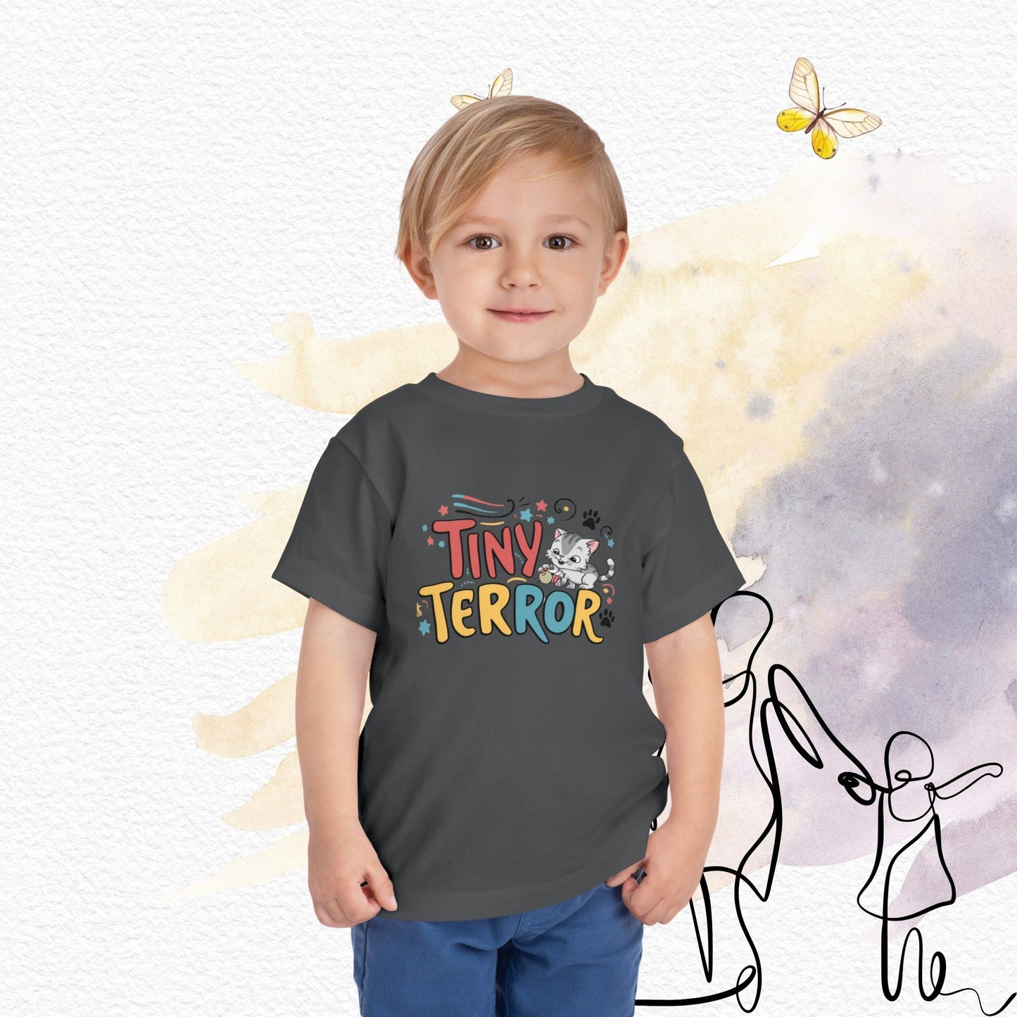Tinny Terror Toddler Cotton T-Shirts
