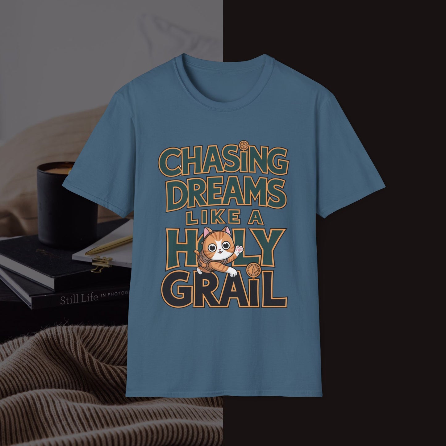 Chasing Peace Like A Holy Grail Unisex Softstyle T-Shirts
