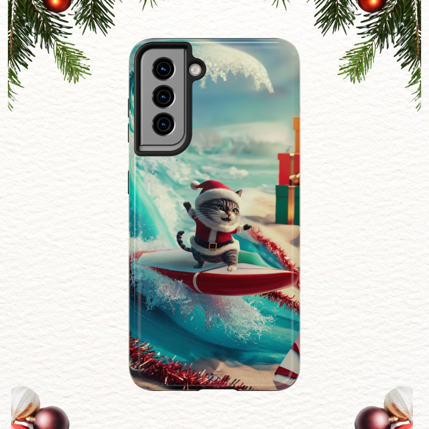 Meow Magic Wireless Charging Support Tough Case.