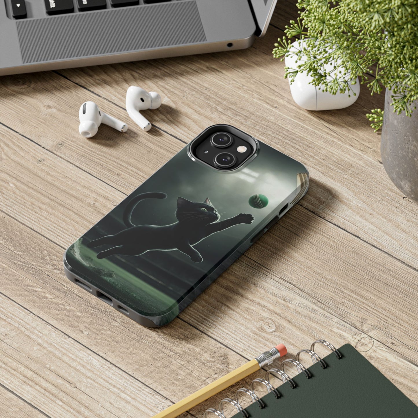 Purr-formance Wireless Charging Support Tough Case.