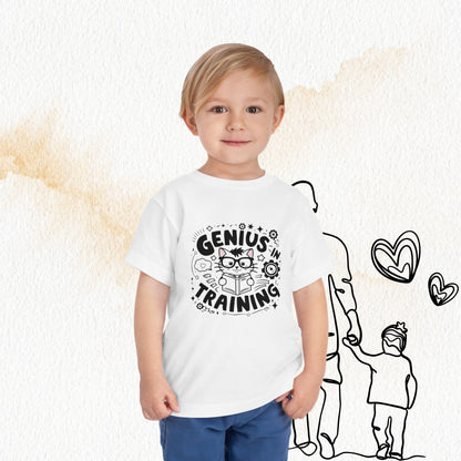 Genius In Training Toddler Cotton T-Shirt