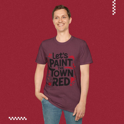 Let Paint Town Red Idiom Cotton T-Shirt