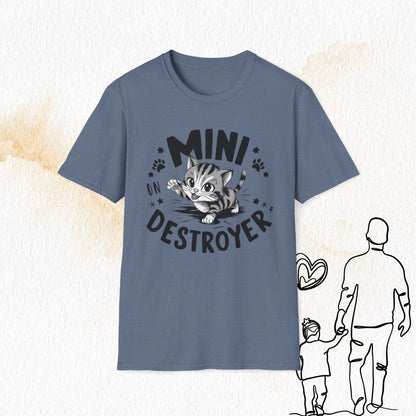 Mini Destroyer Cotton Men T-Shirt