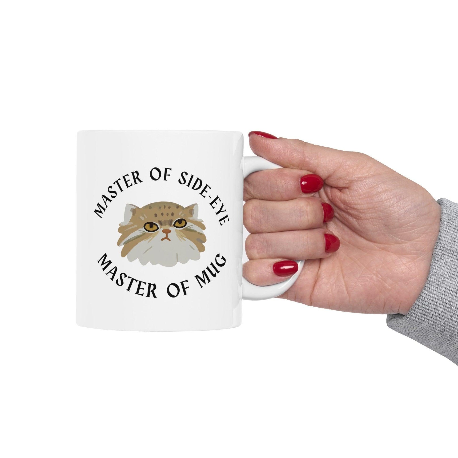 Billien Whisker Wonderland Printify 11oz Coffee Mugs Holiday Picks Home & Living Kitchen Mugs Sublimation Valentine's Day Valentine's Day Picks White base