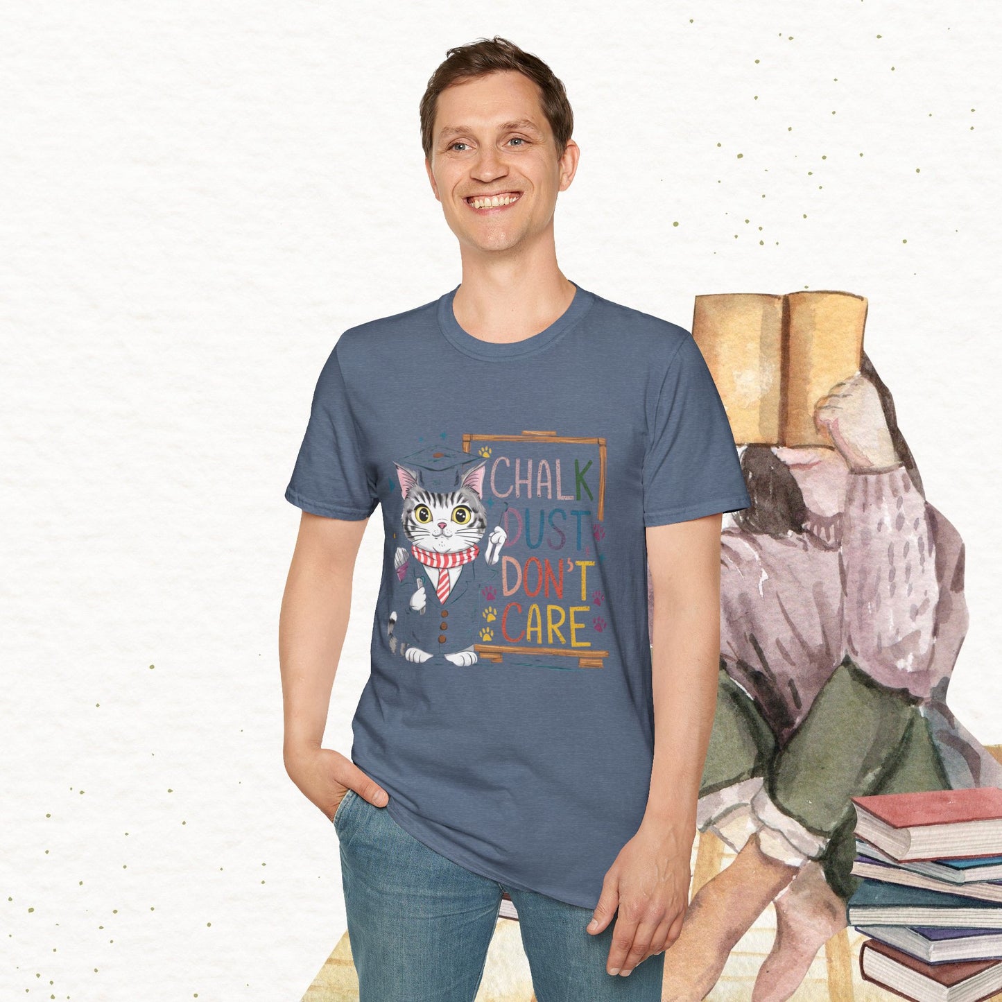 Chalk Dust Don't Care Cotton Tee