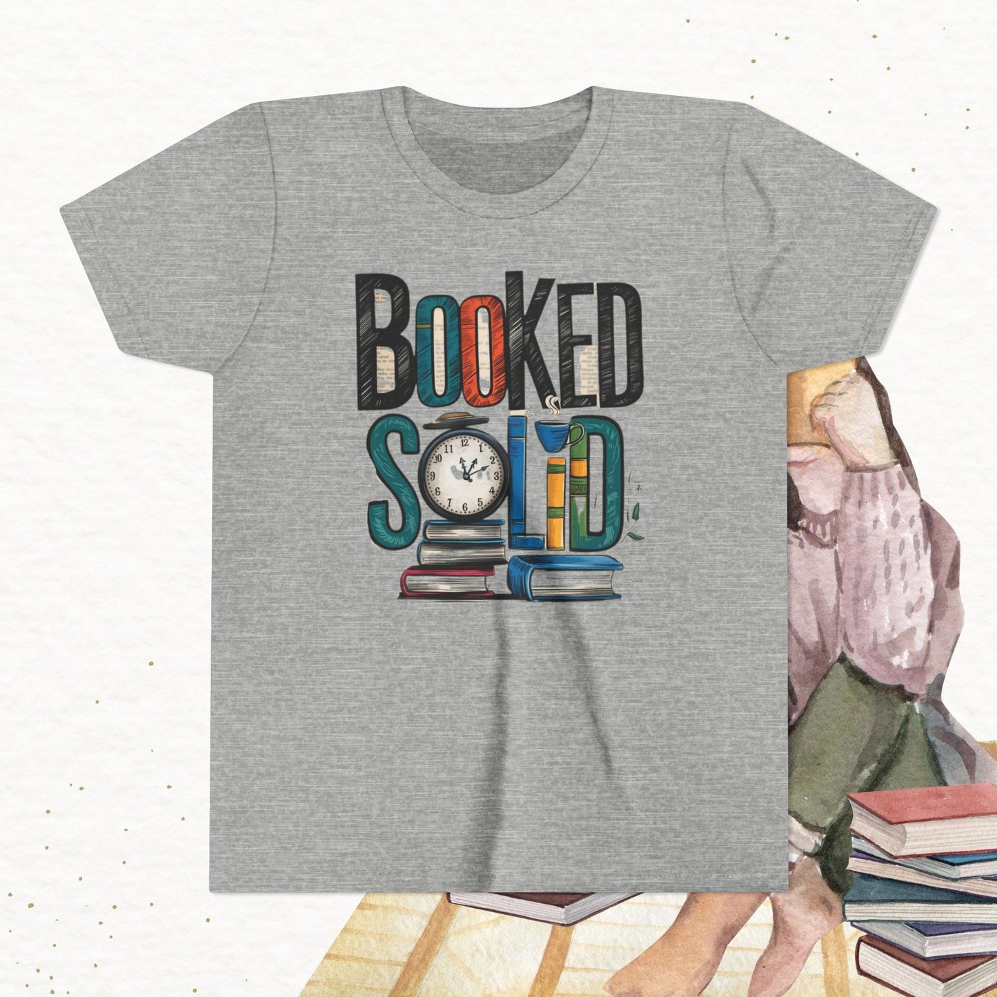 Booked Solid Youth Heavy Cotton T-Shirt