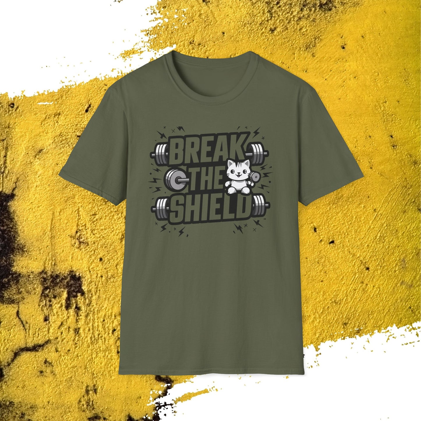 Break The Shield Cotton Men Tee