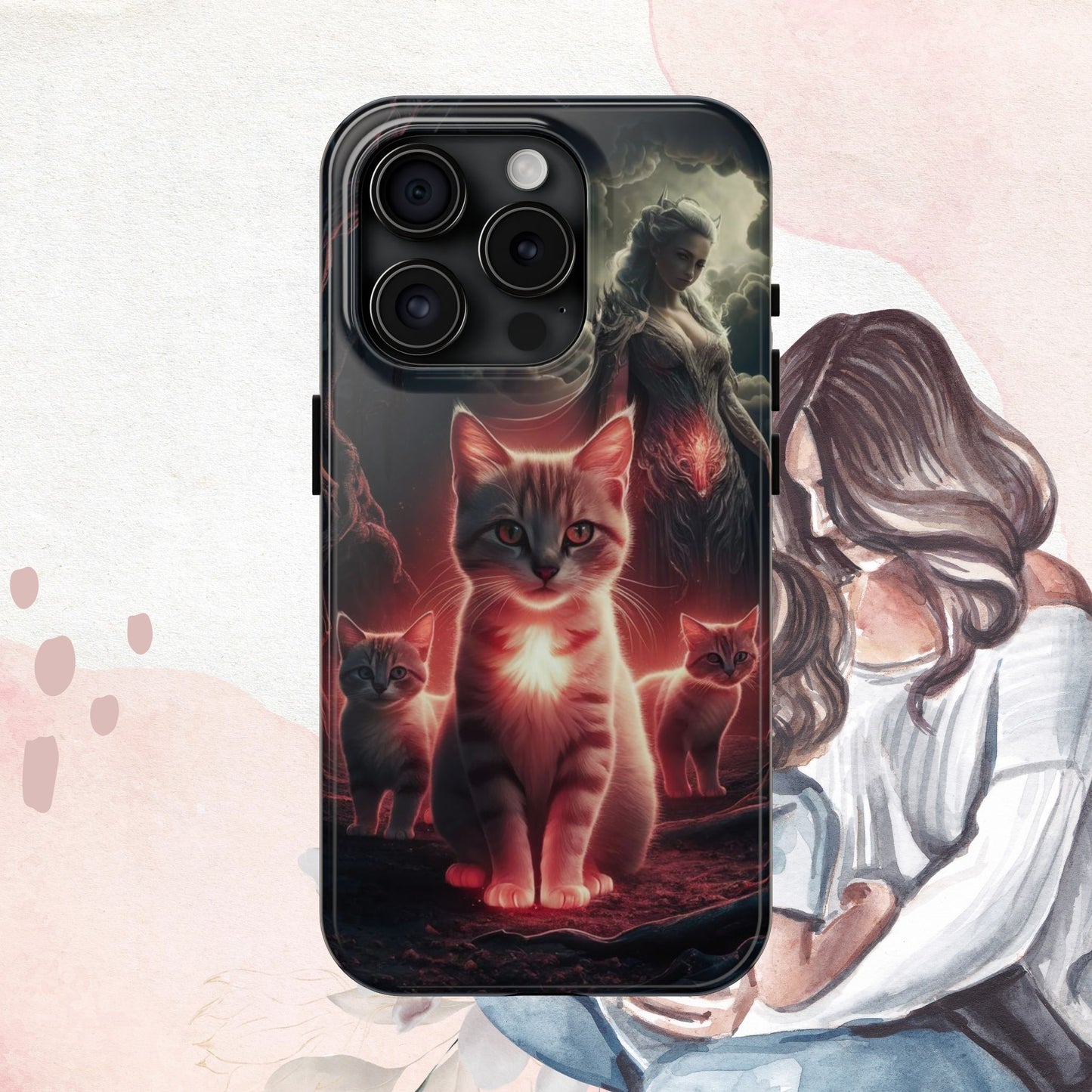 Mama's Mind Meld Wireless Charging Support Tough Case