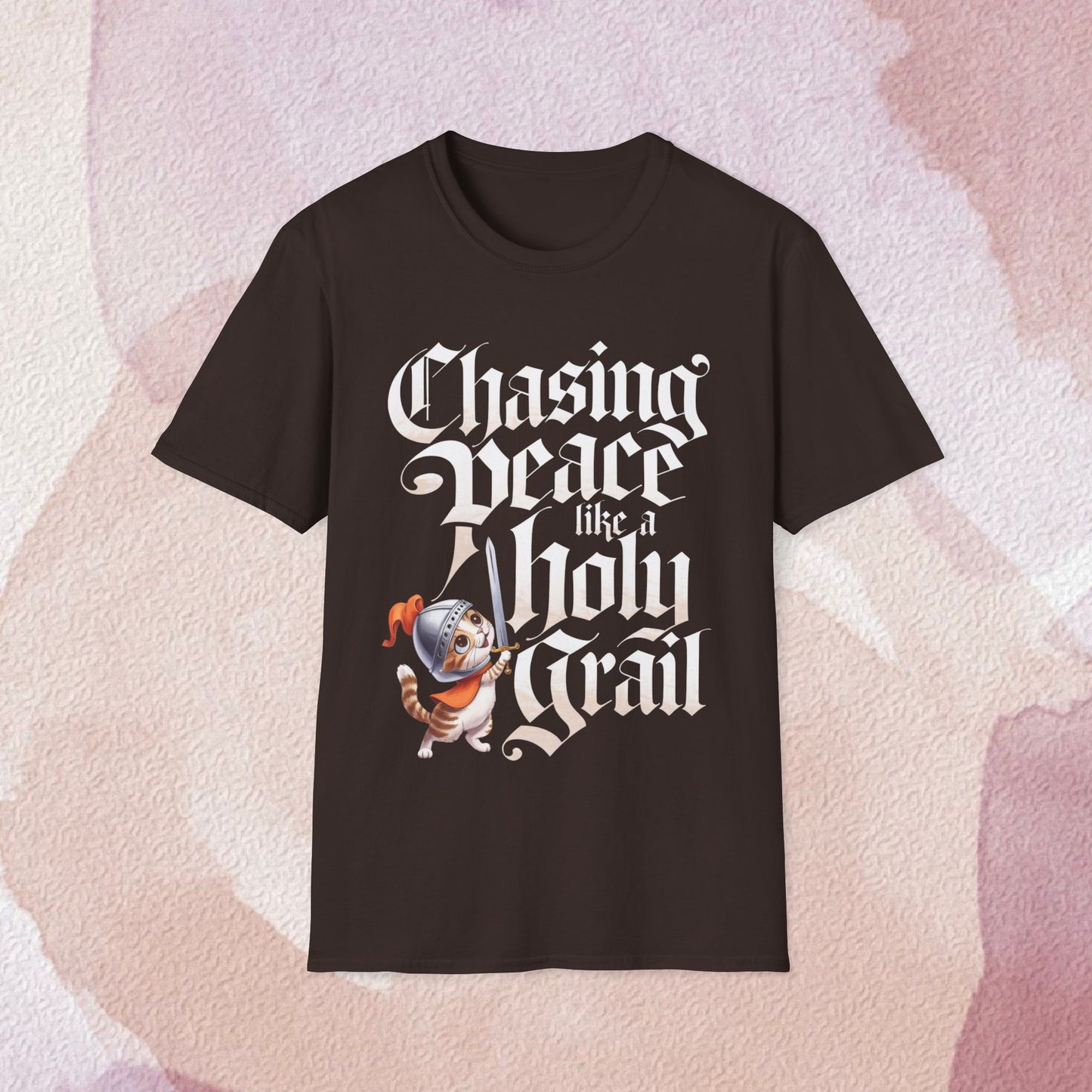 Chasing Peace Like A Holy Grail Unisex Softstyle T-Shirt