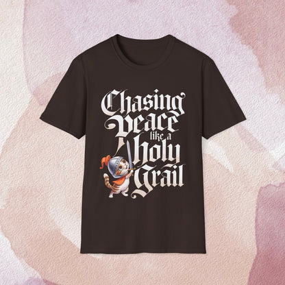 Chasing Peace Like A Holy Grail Unisex Softstyle T-Shirt