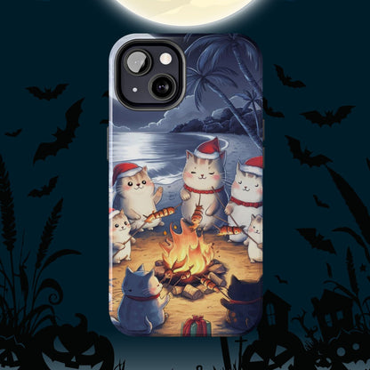 Meowmas Magic Wireless Charging Support Tough Case
