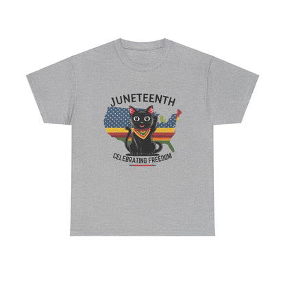 Juneteenth Celebrating Freedom Juneteenth Black History Proud Afro Cotton Tee