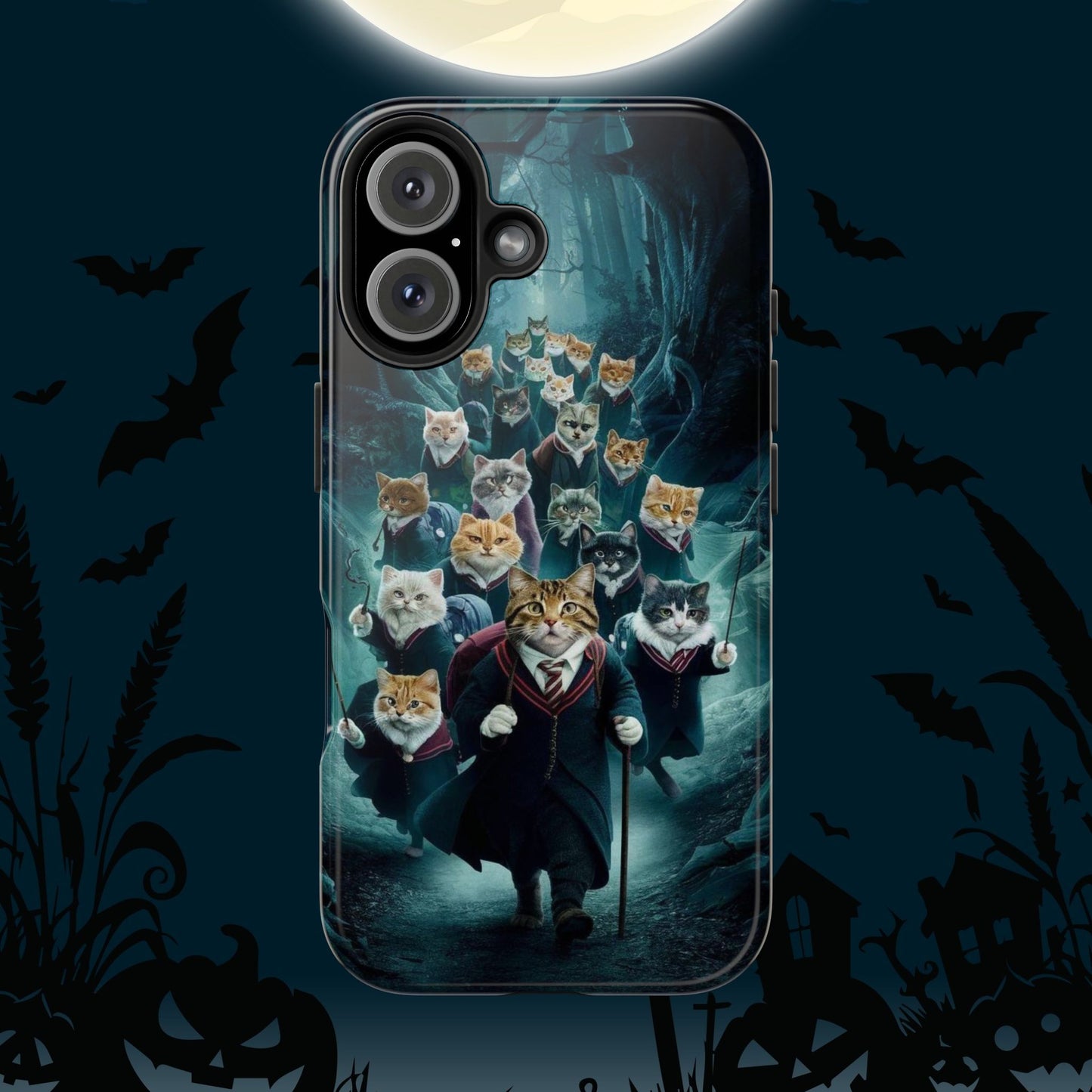 Nine Lives Guard Wireless Charging Support Tough Case