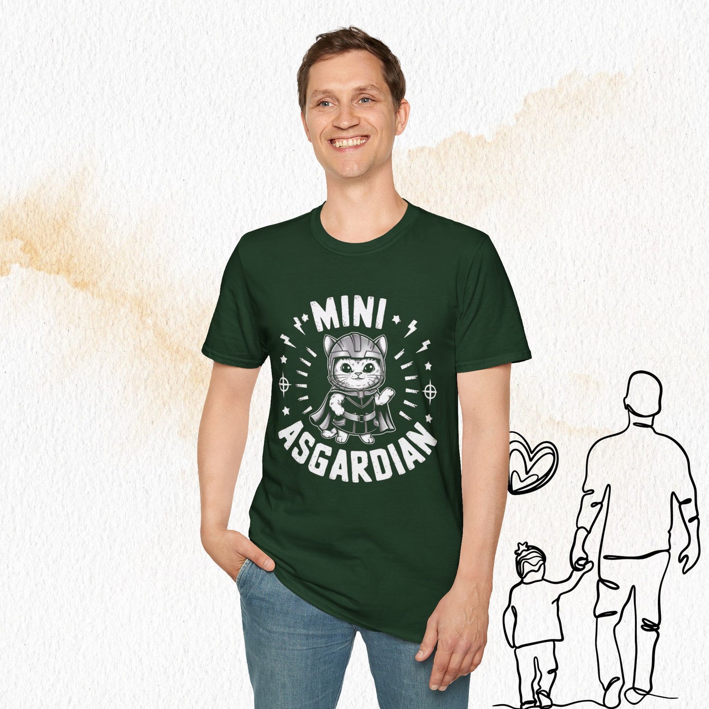 Mini Asgardian Cotton Men Tees