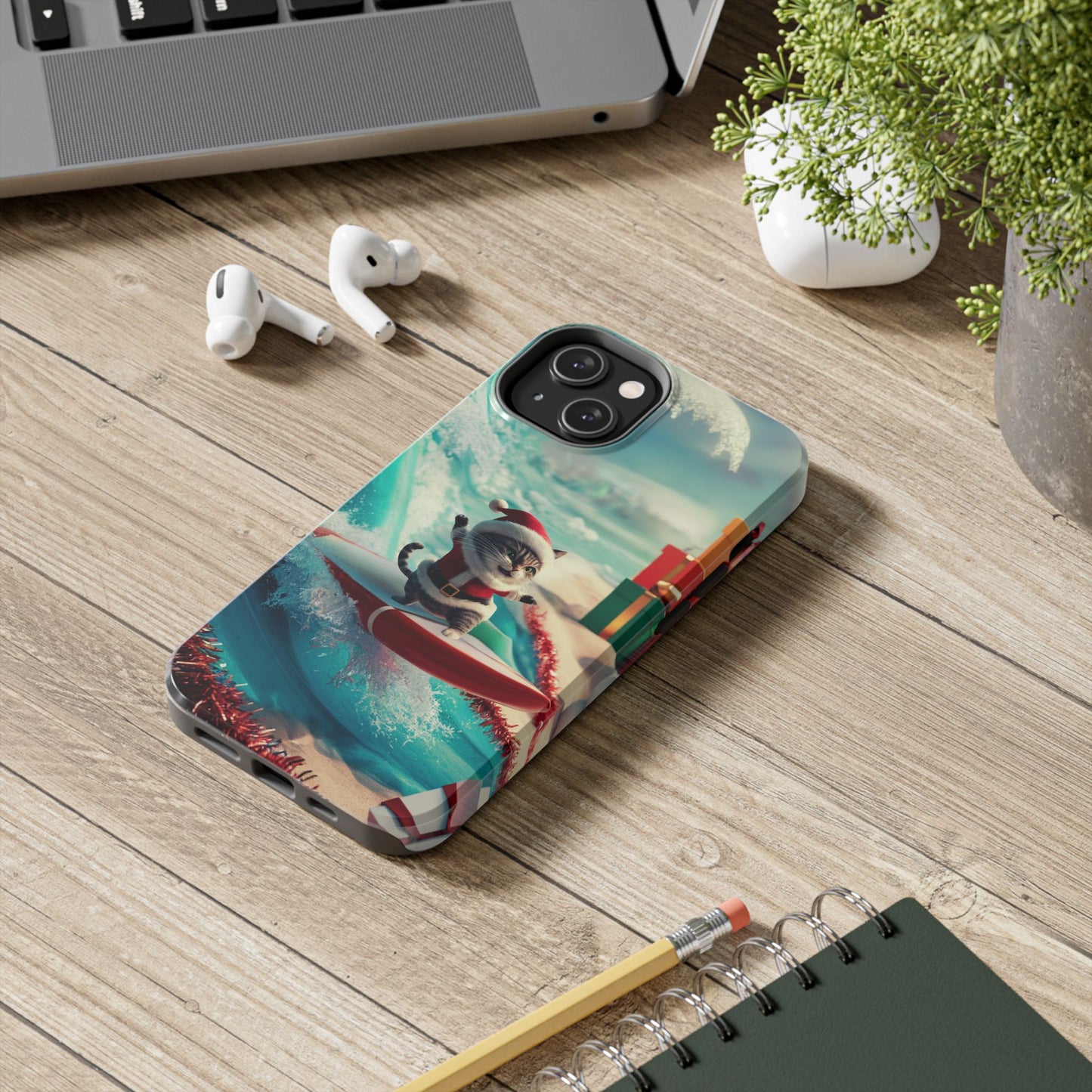 Meow Magic Wireless Charging Support Tough Case.