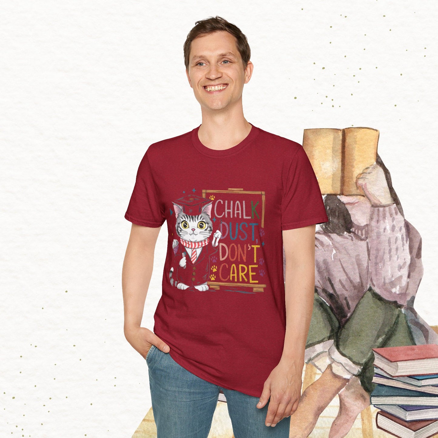Chalk Dust Don't Care Cotton Tee