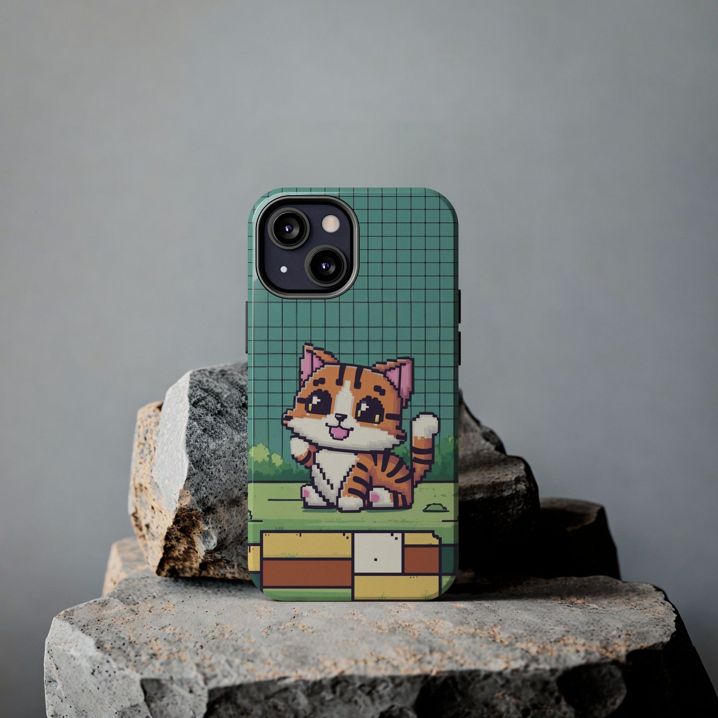 Meowmarabilia Wireless Charging Support Tough Case.