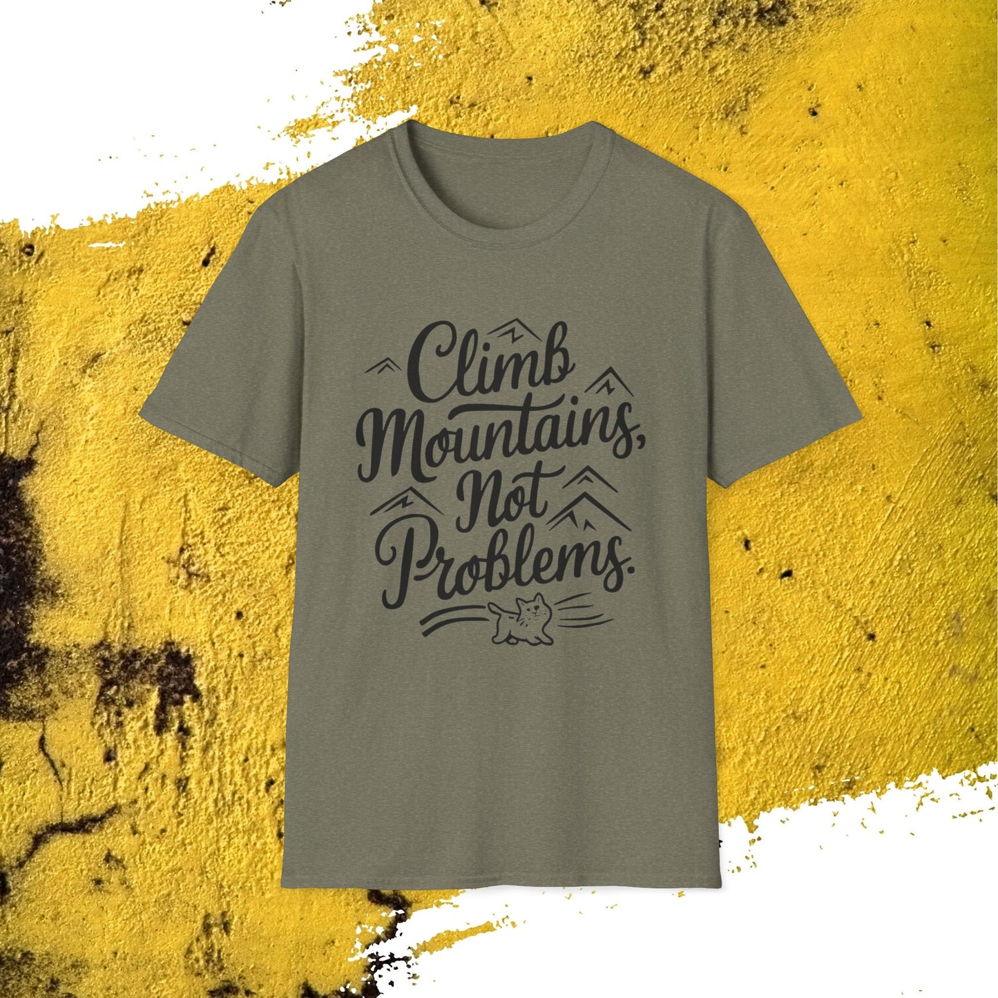 Climb Mountain Cotton T-Shirt