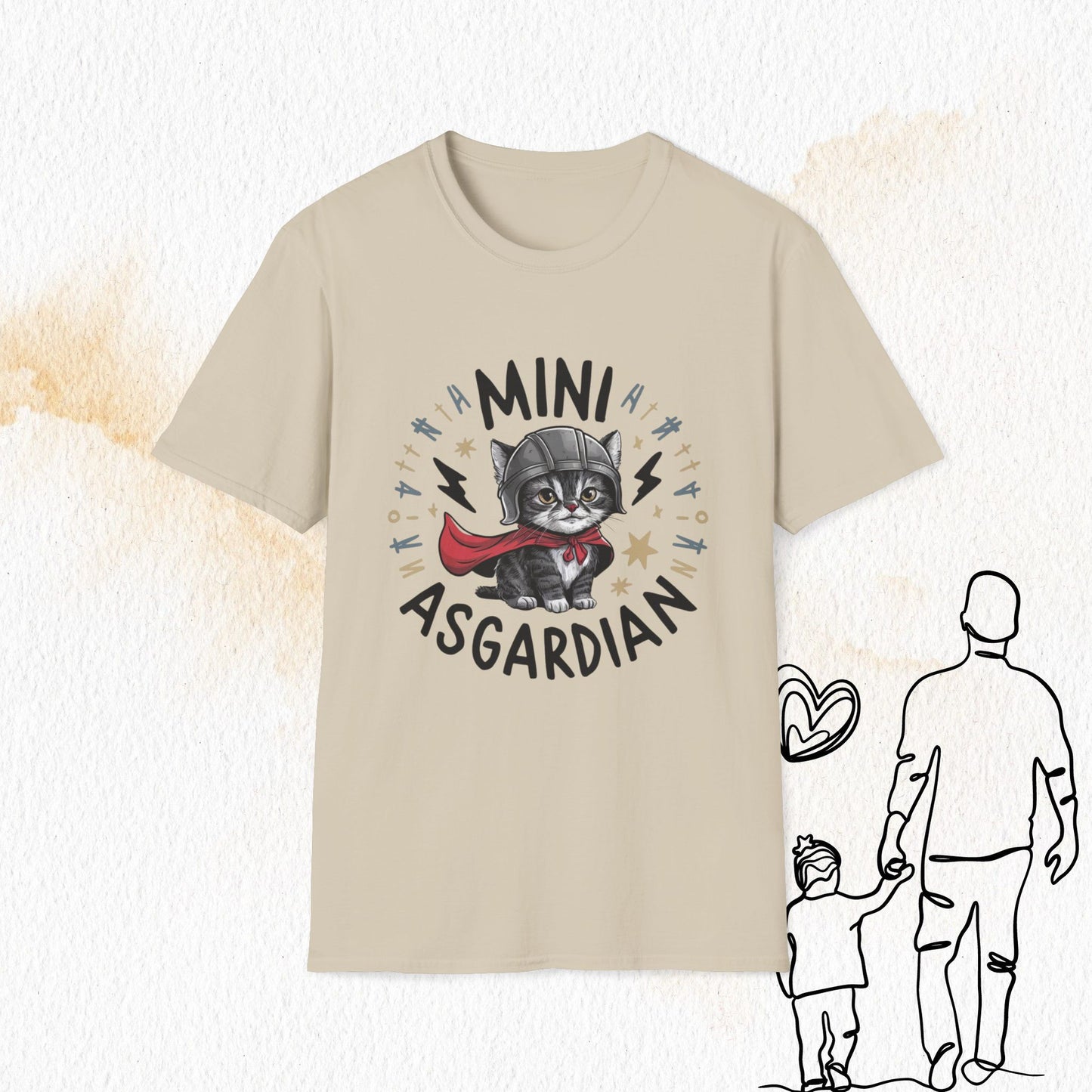 Mini Asgardian Cotton Men T-Shirt