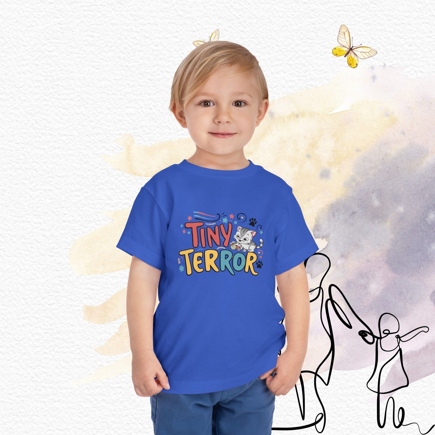 Tinny Terror Toddler Cotton T-Shirts