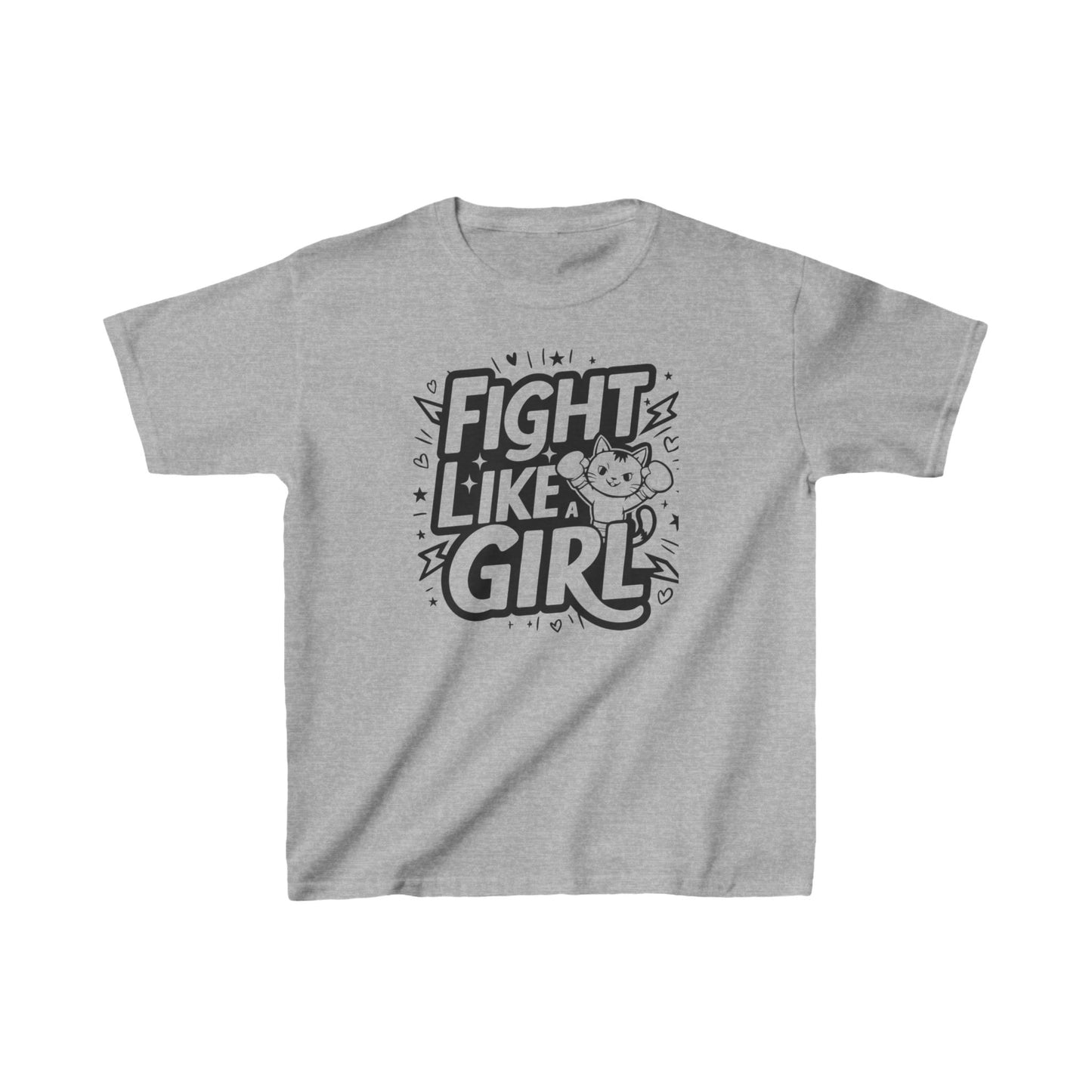 Fight Like Girl Kid Cotton T-Shirt