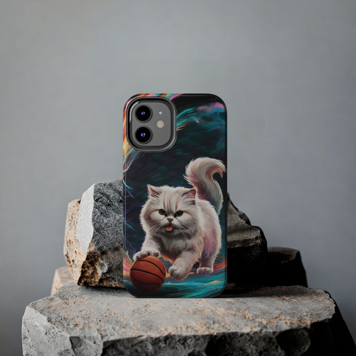 Meowble Dribble Wireless Charging Support Tough Case.