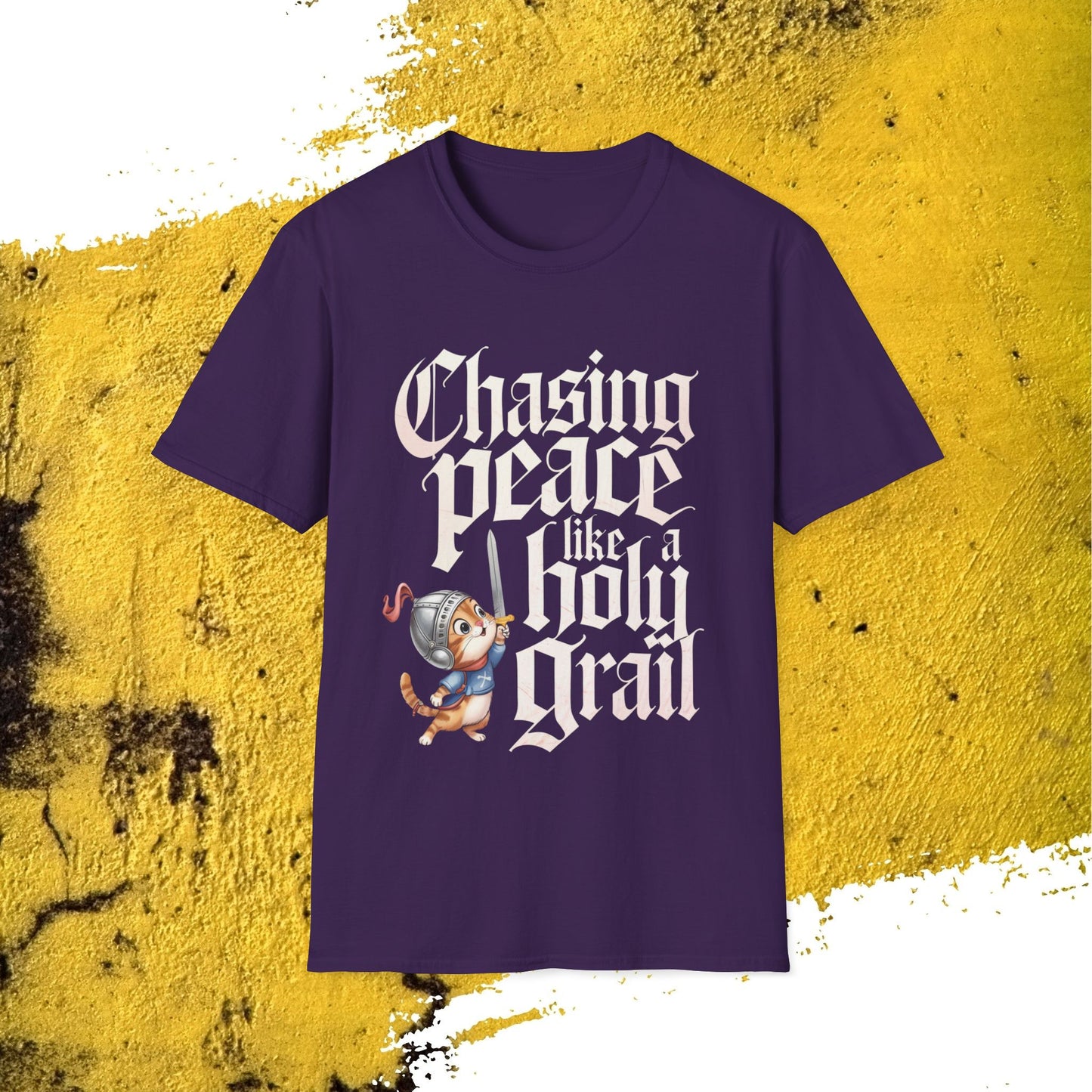 Chasing Peace Like Holy Grail Cotton Tee