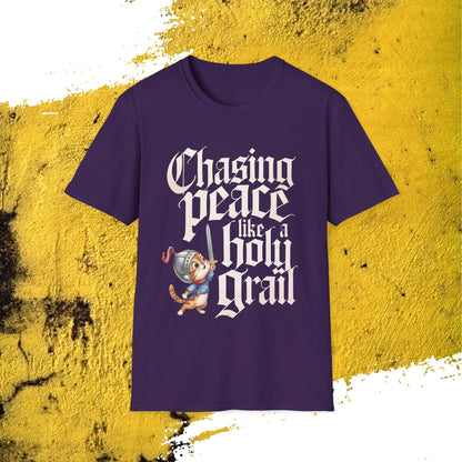 Chasing Peace Like Holy Grail Cotton Tee
