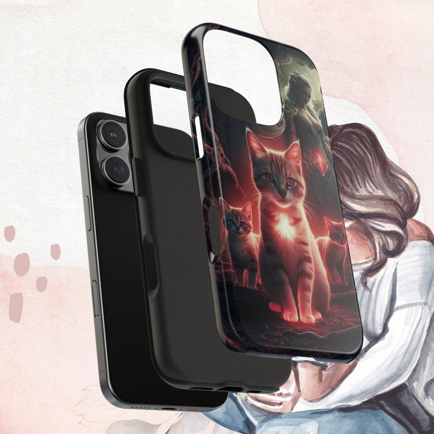 Mama's Mind Meld Wireless Charging Support Tough Case