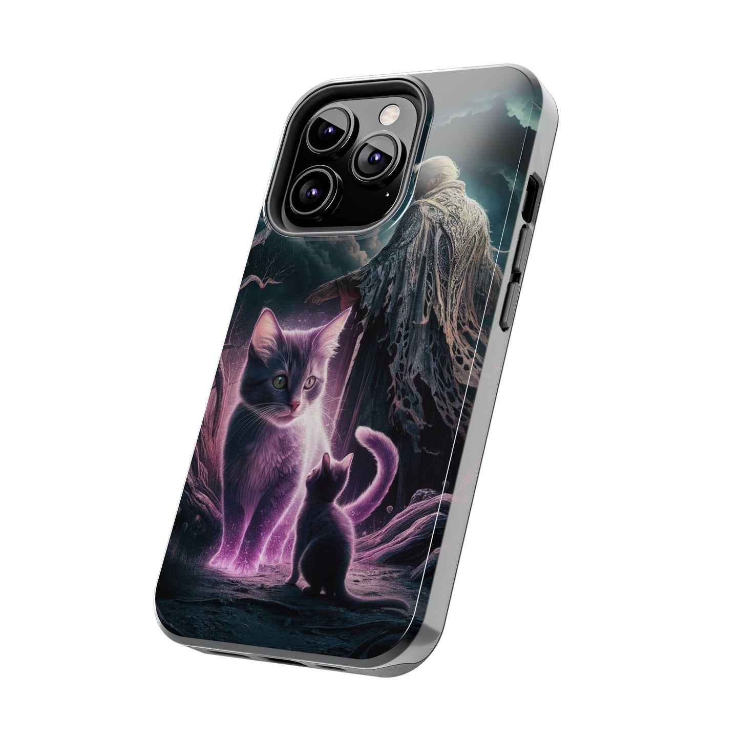 Meowmoirs Wireless Charging Support Tough Case