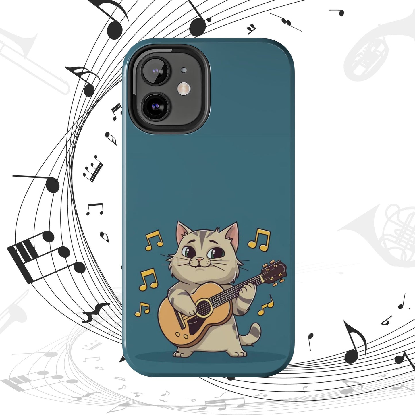 Tuneful Treasures Wireless Charging Support Tough Case.