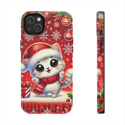 Merry Meows Wireless Charging Support Tough Case