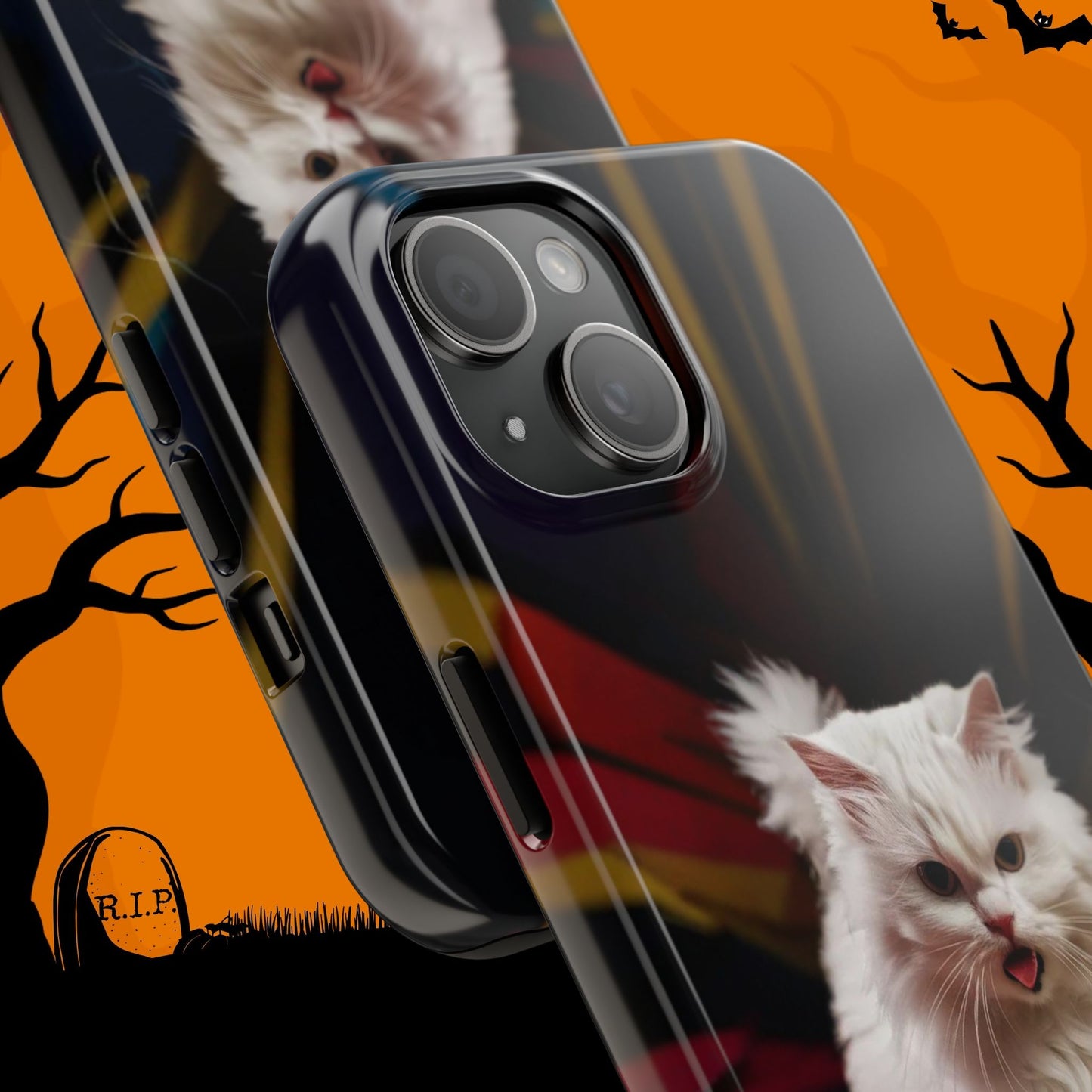 Alley-Oop Meow Wireless Charging Support Tough Case.