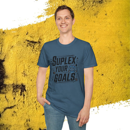 Suplex Your Goals Cotton Men Tshirt