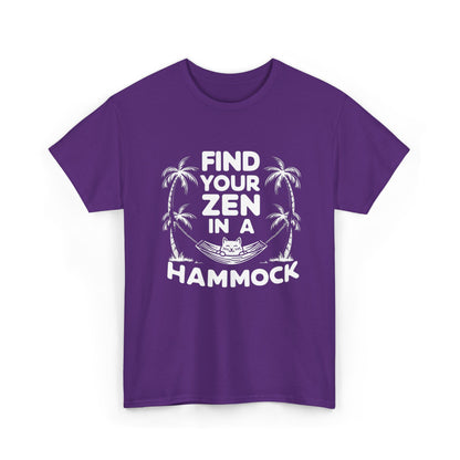 Find Your Zen In A Hammock Cotton tee