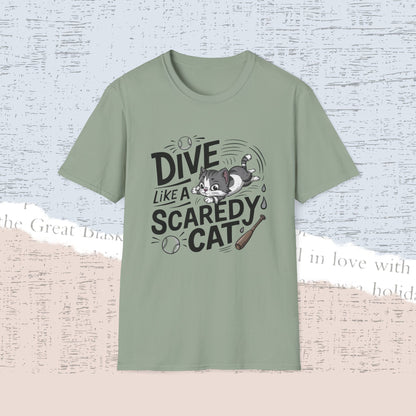 Dive Like Scaredy Cotton Men Tee