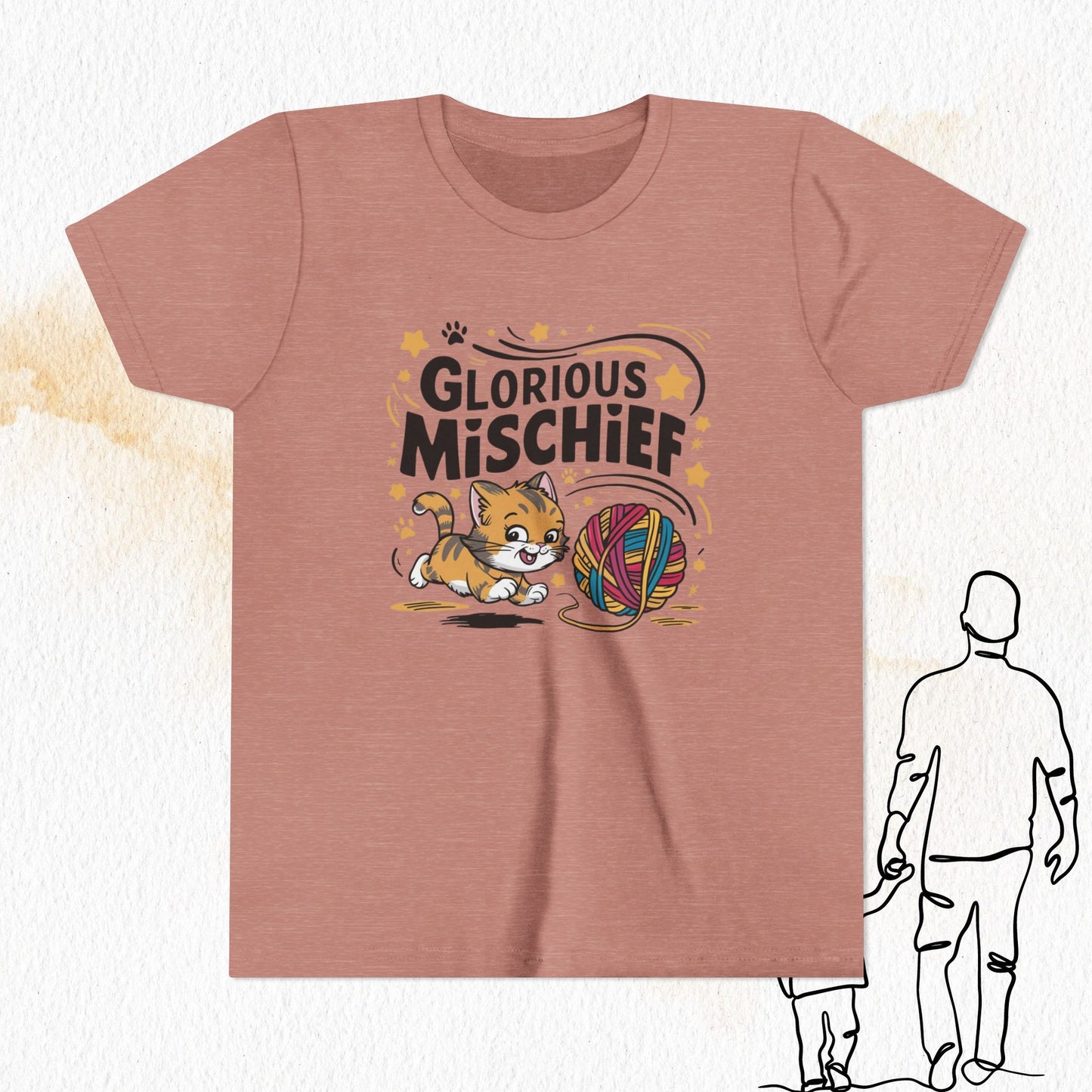 Glorious Mischief  Youth Heavy Cotton T-Shirt