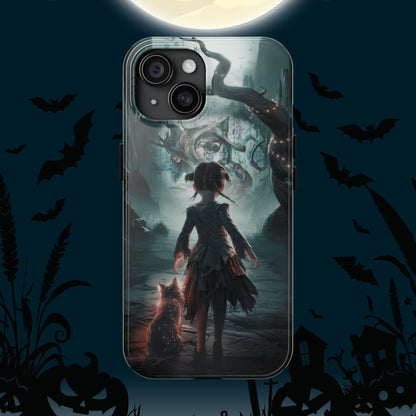 Feline Festivities Wireless Charging Support Tough Case.