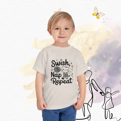 Swish Nap Repeat Toddler Cotton  T-Shirt