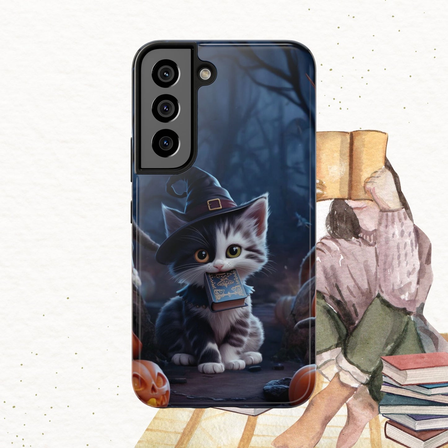 Chrono Catnap Wireless Charging Support Tough Case