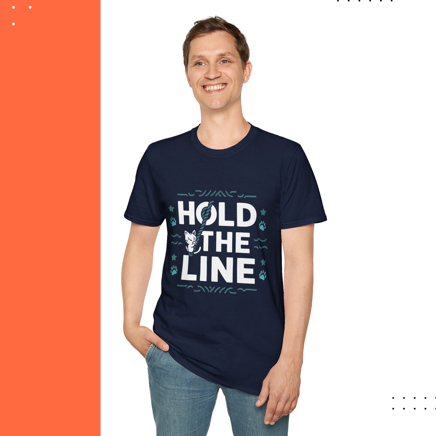 Hold The Line Cotton Tee