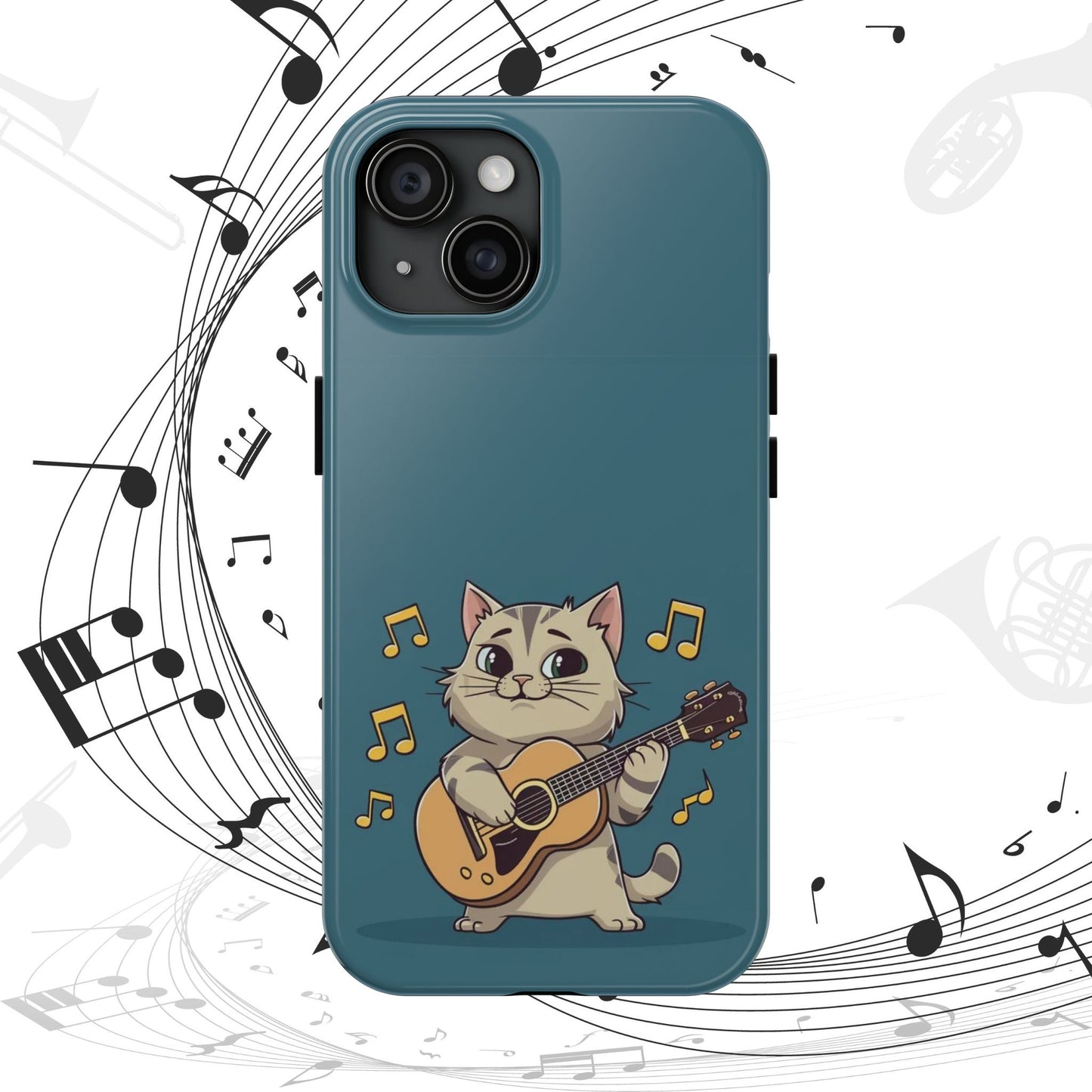 Tuneful Treasures Wireless Charging Support Tough Case.
