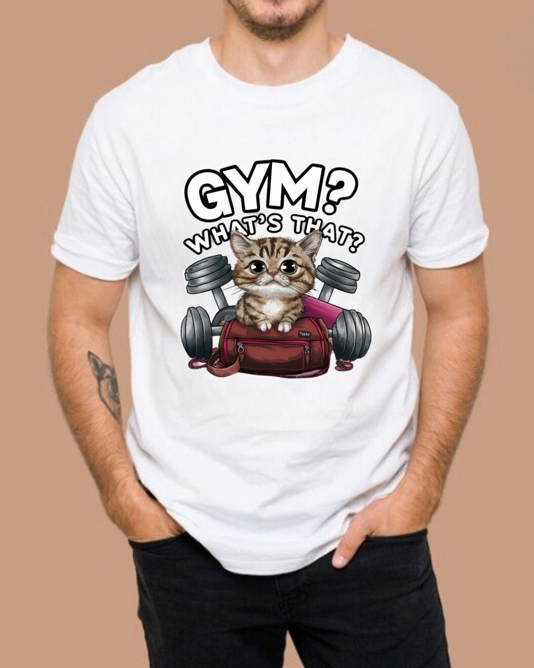 Gym What's That Cotton T-Shirt