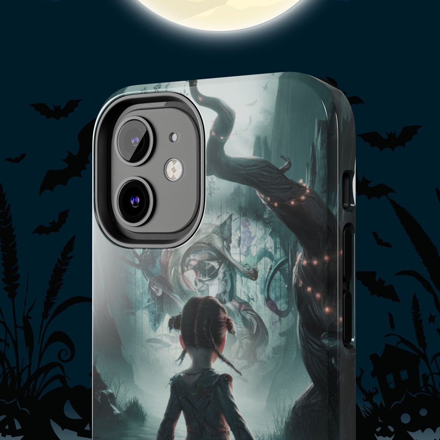 Feline Festivities Wireless Charging Support Tough Case.