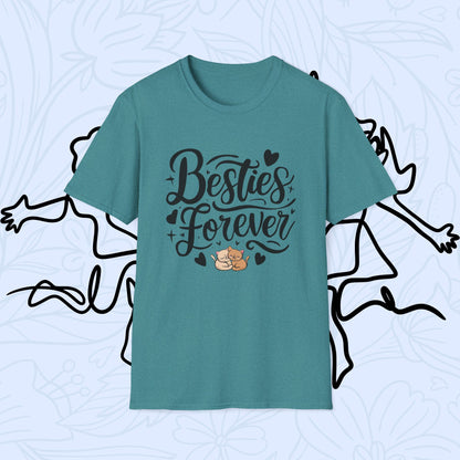 Besties Forever Cotton T-Shirt