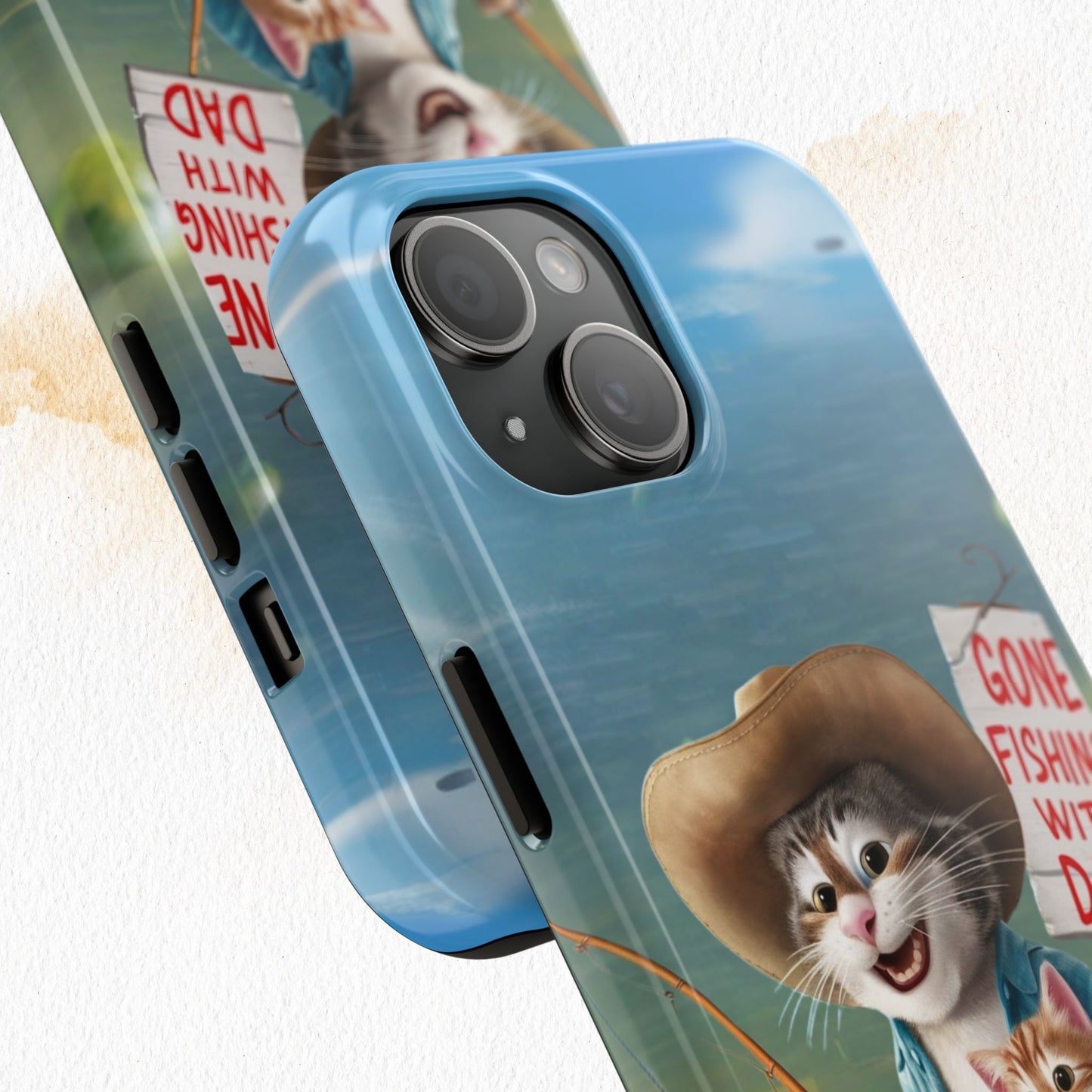 Dadcat Defender Wireless Charging Support Tough Case